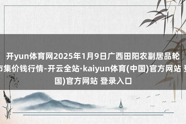 开yun体育网2025年1月9日广西田阳农副居品轮廓批发市集价钱行情-开云全站·kaiyun体育(中国)官方网站 登录入口